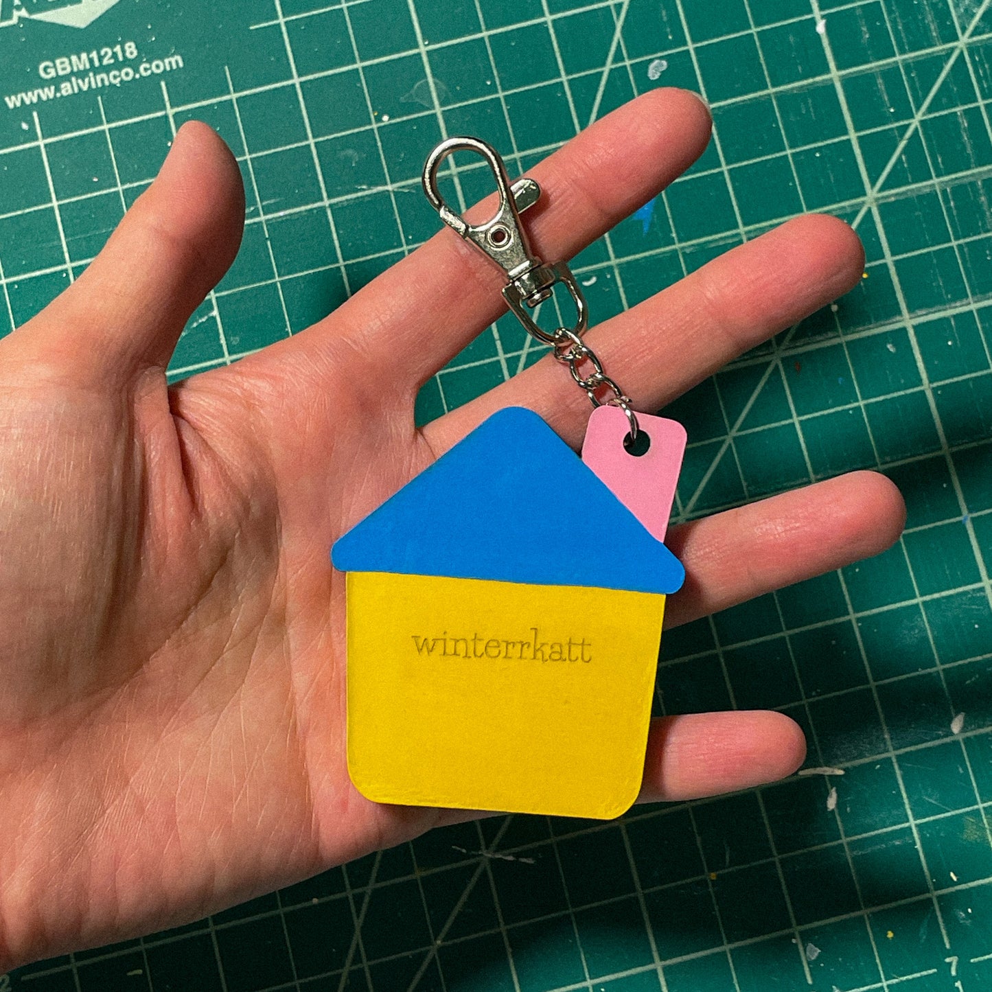 Mirror Home Keychain