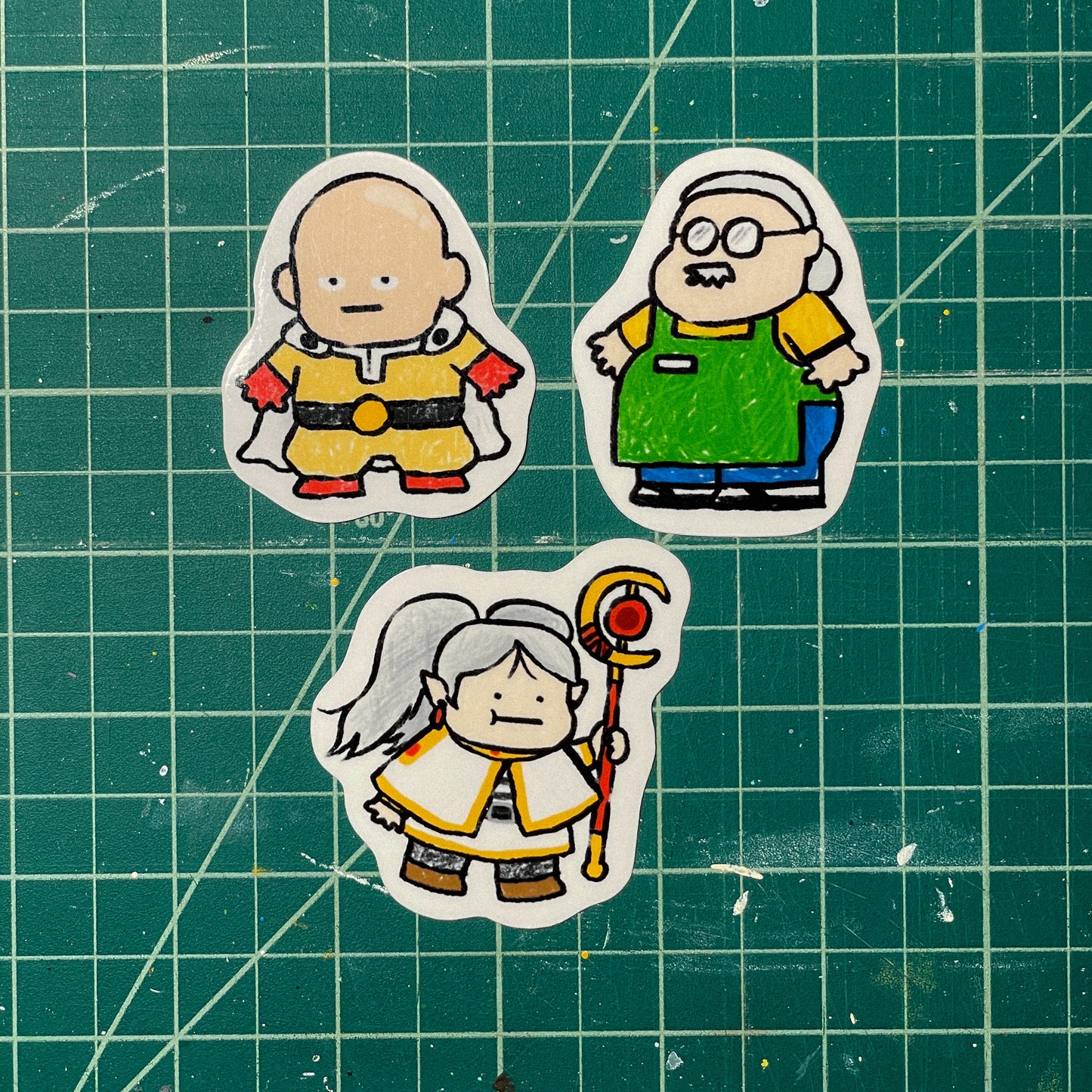 Anime Laminated Vinyl Sticker