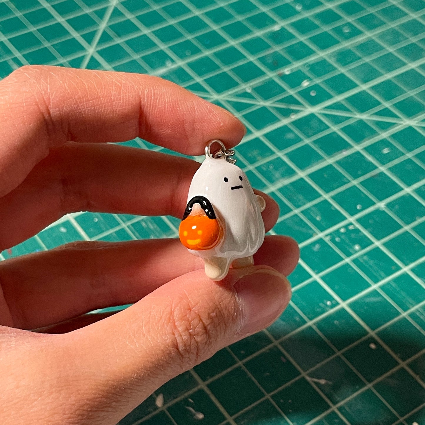 Trick or Treat Ghosty Keychain