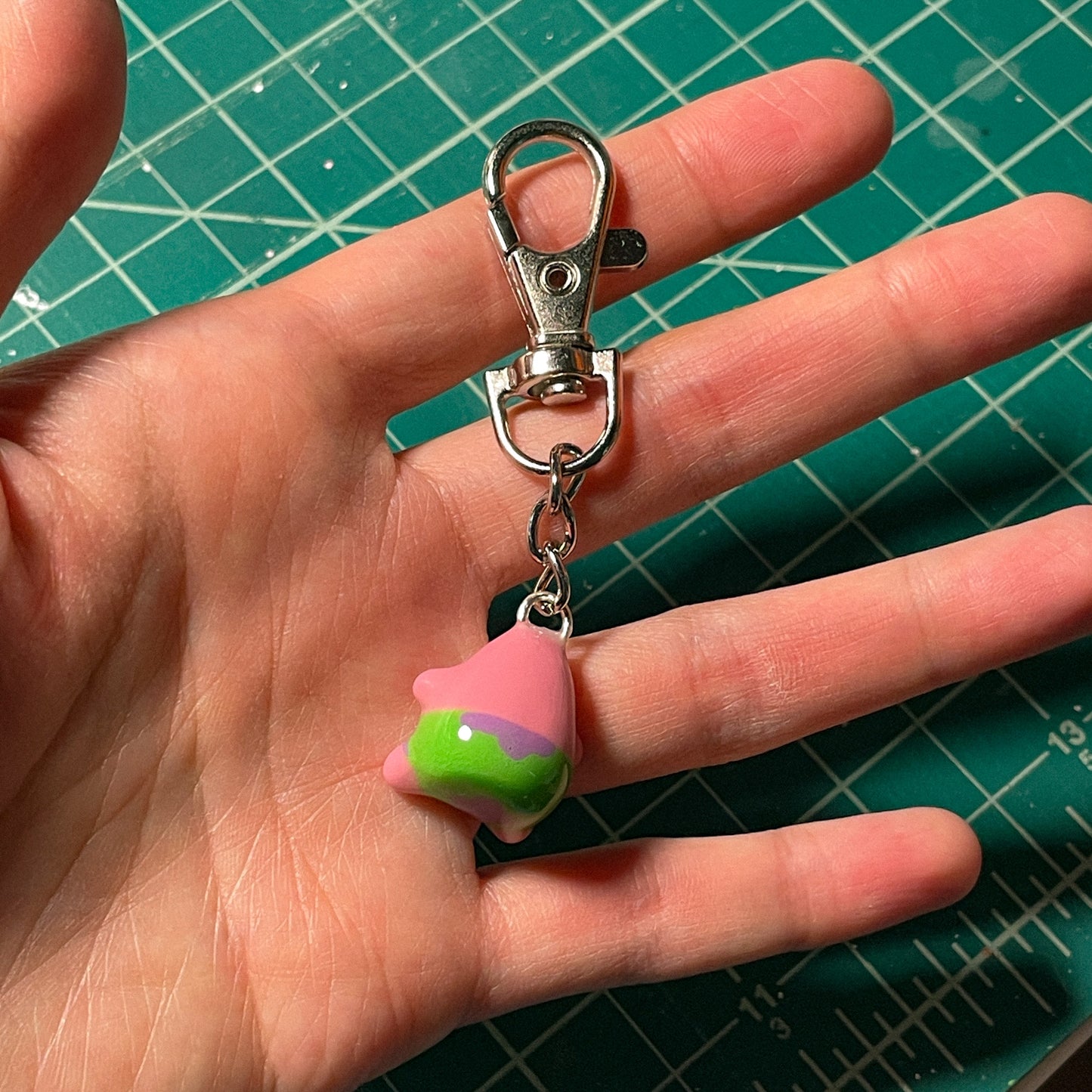 Shocked Star Keychain