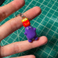 Purple Dude Keychain [MADE TO ORDER 2-3 weeks]