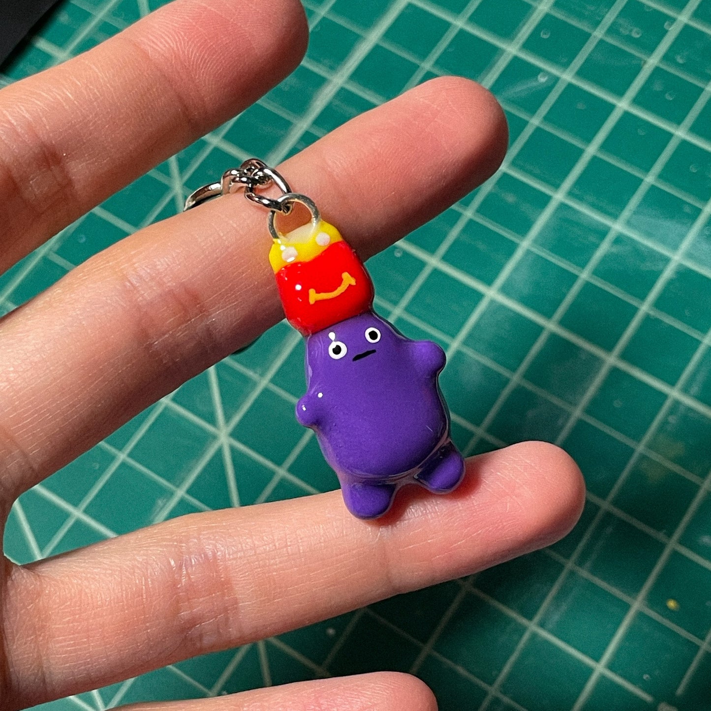 Purple Dude Keychain [MADE TO ORDER 2-3 weeks]