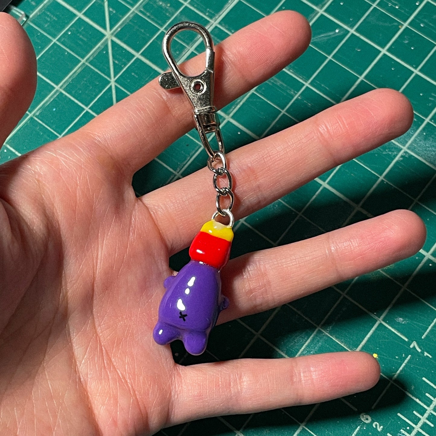 Purple Dude Keychain [MADE TO ORDER 2-3 weeks]