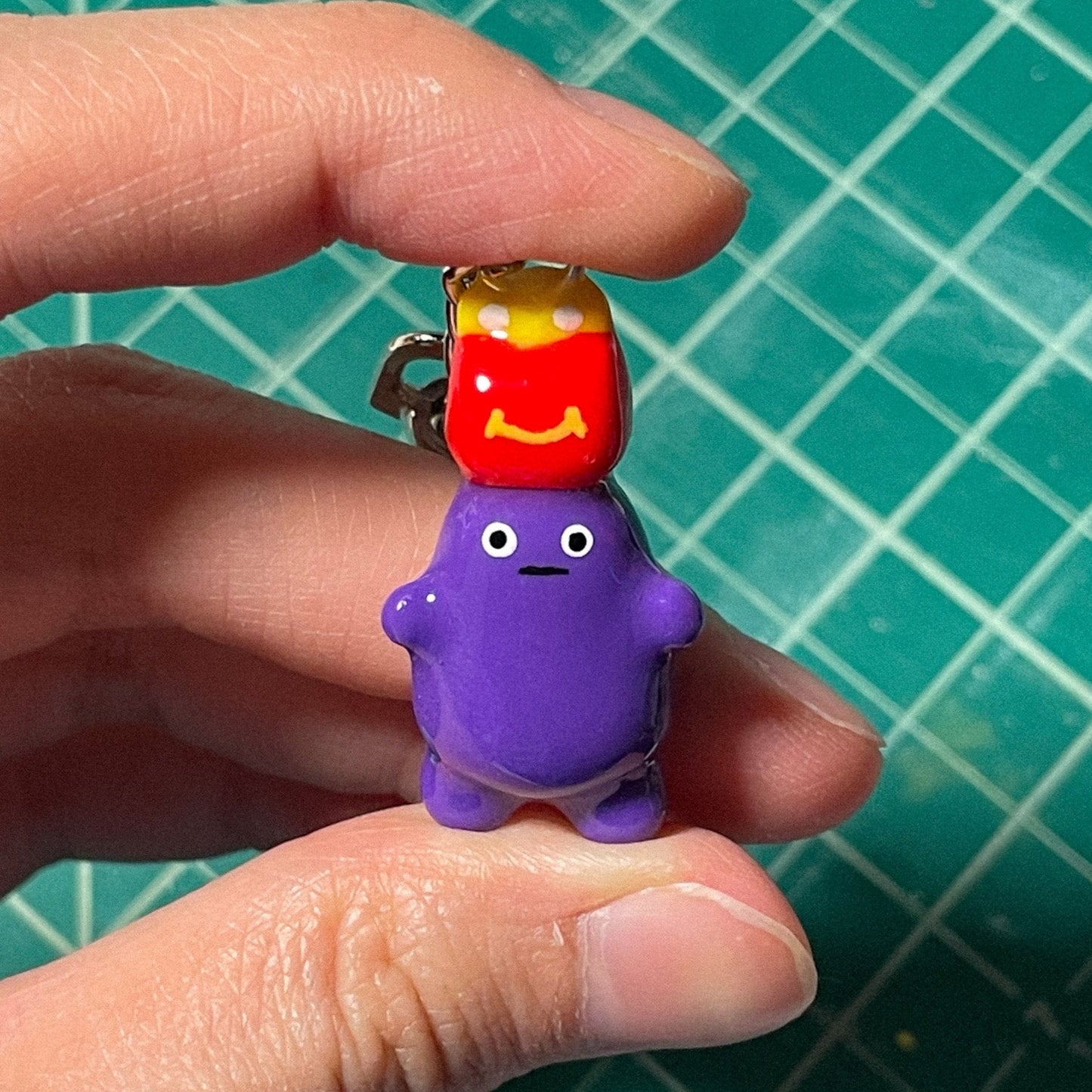 Purple Dude Keychain [MADE TO ORDER 2-3 weeks]