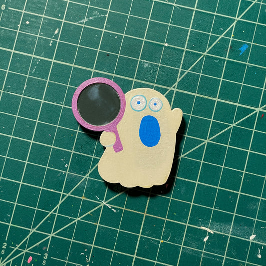 AH! Ghost Mirror Magnet