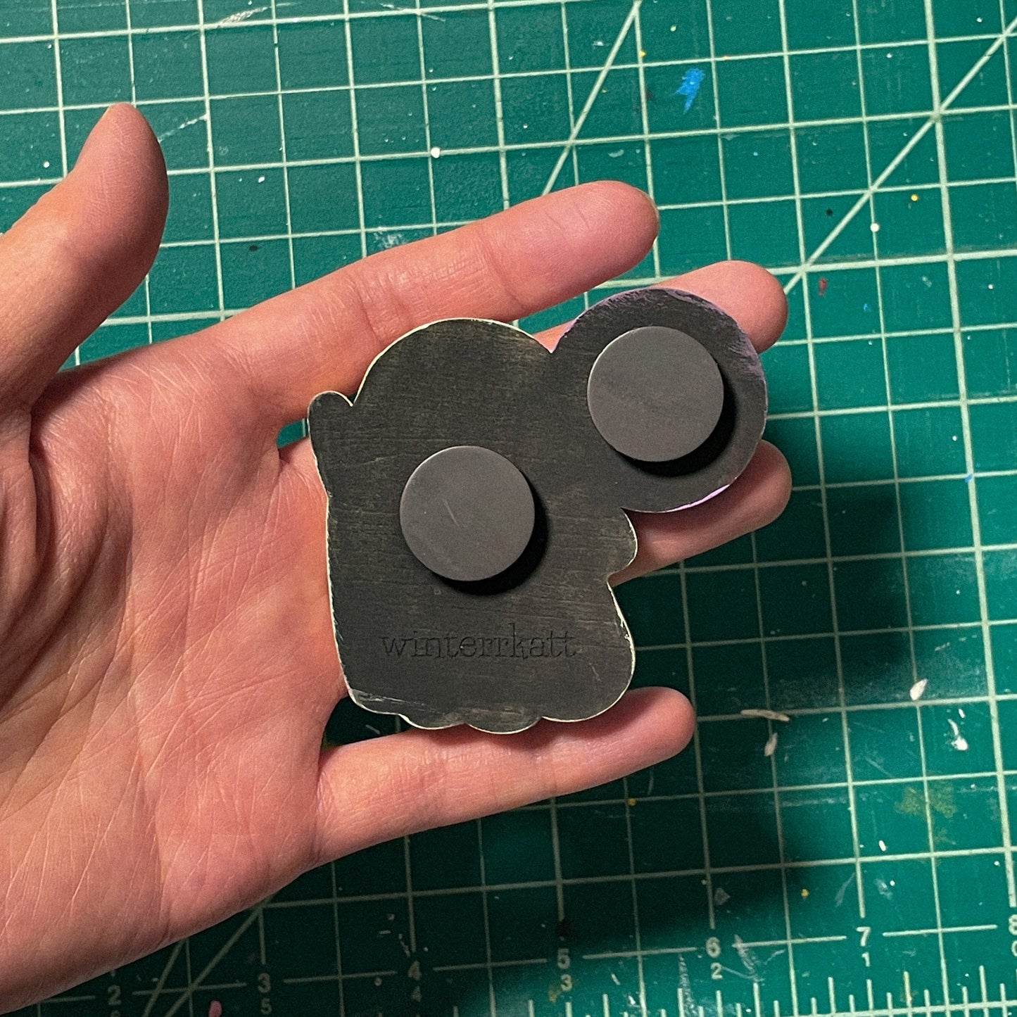 AH! Ghost Mirror Magnet