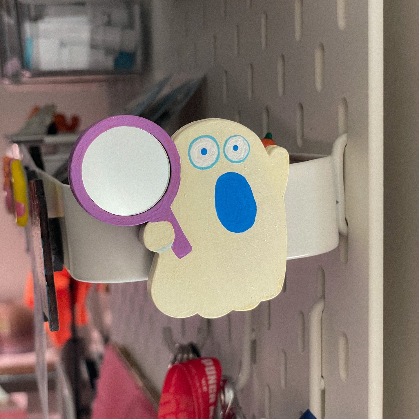 AH! Ghost Mirror Magnet