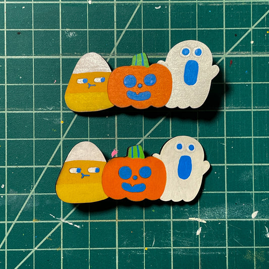 Spoopy Gang Hair Barrettes
