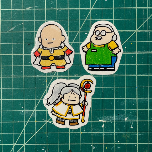 Anime Laminated Vinyl Sticker