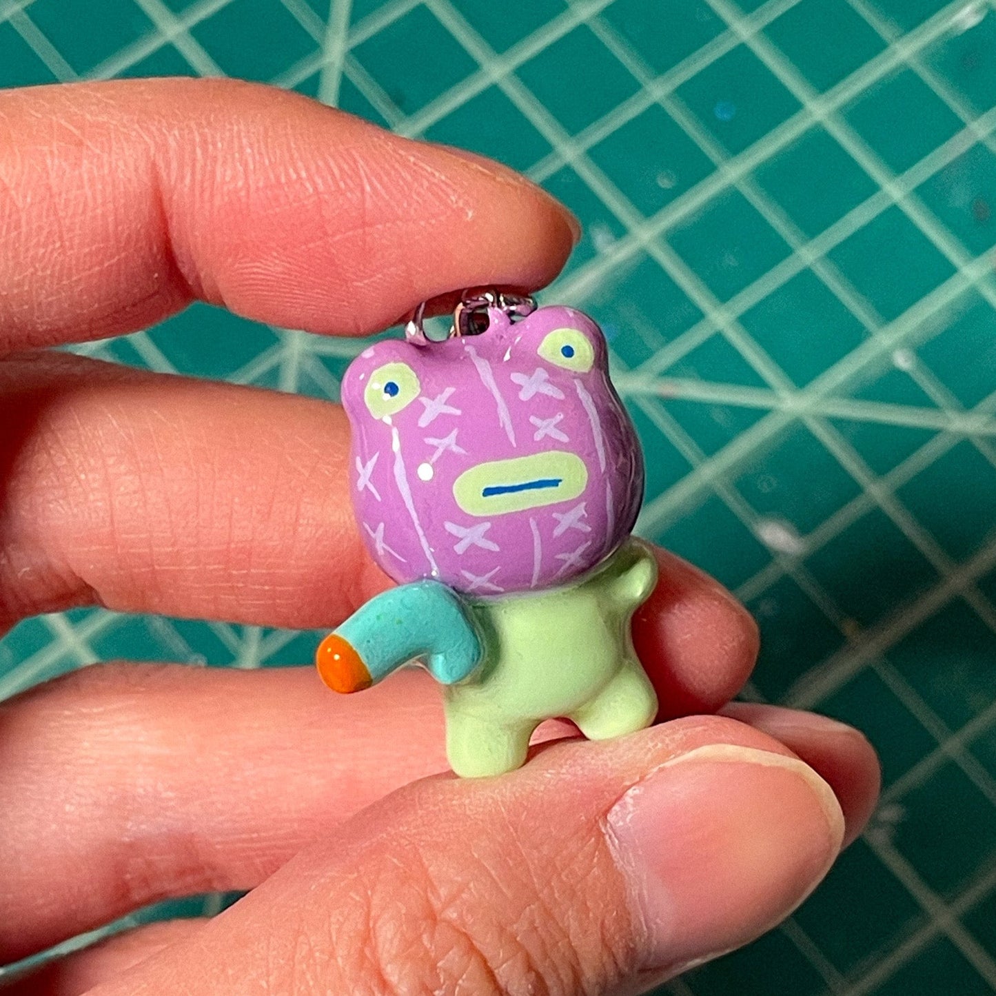 Frog Burglar Keychain [MADE TO ORDER 2-3 WEEKS]