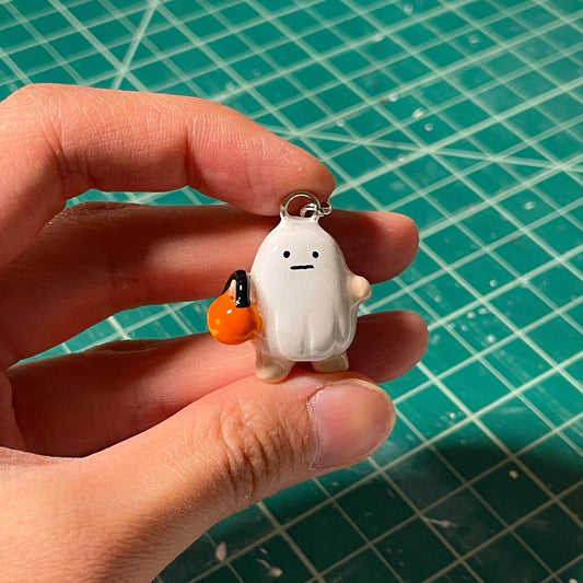 Trick or Treat Ghosty Keychain