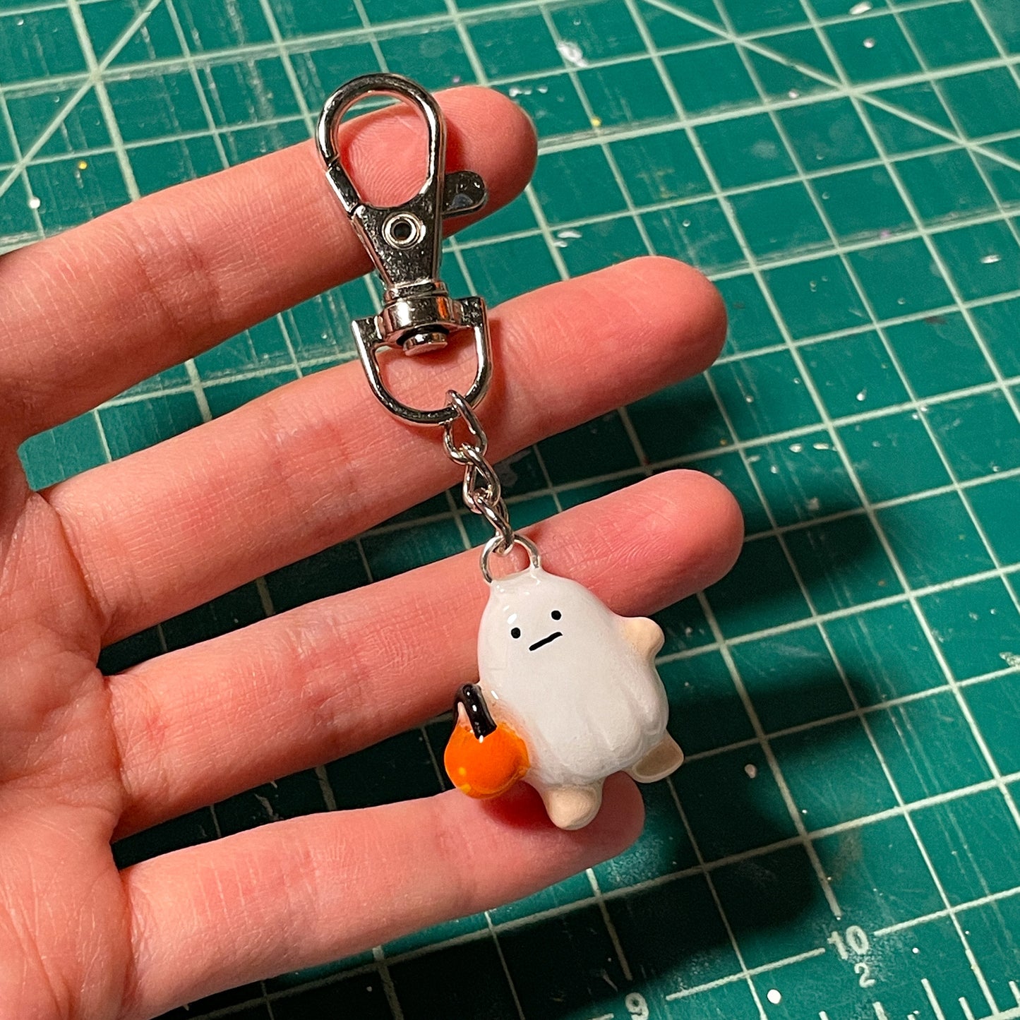 Trick or Treat Ghosty Keychain