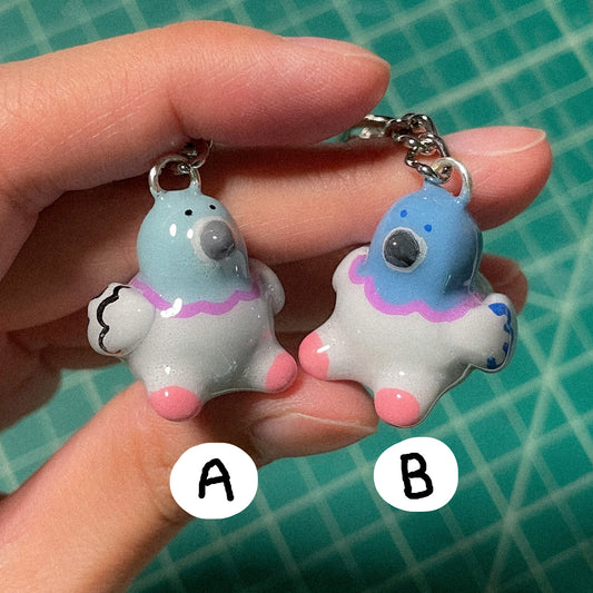 Pigeon Keychain