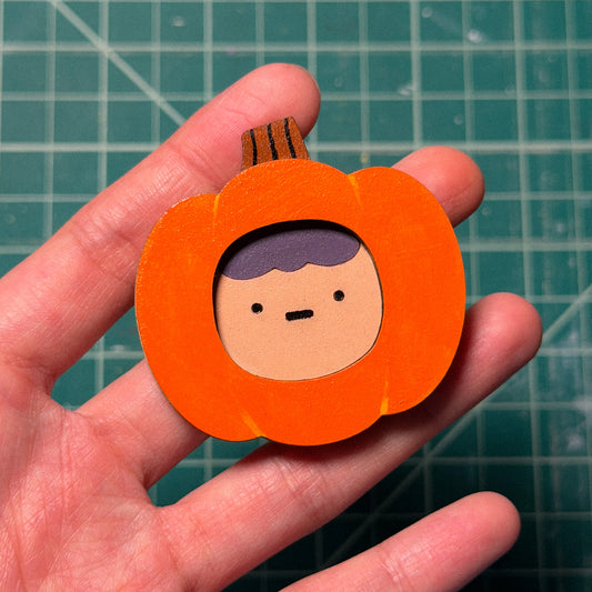 Pumpkin Boy Magnet [MADE TO ORDER 1-2 WEEKS]