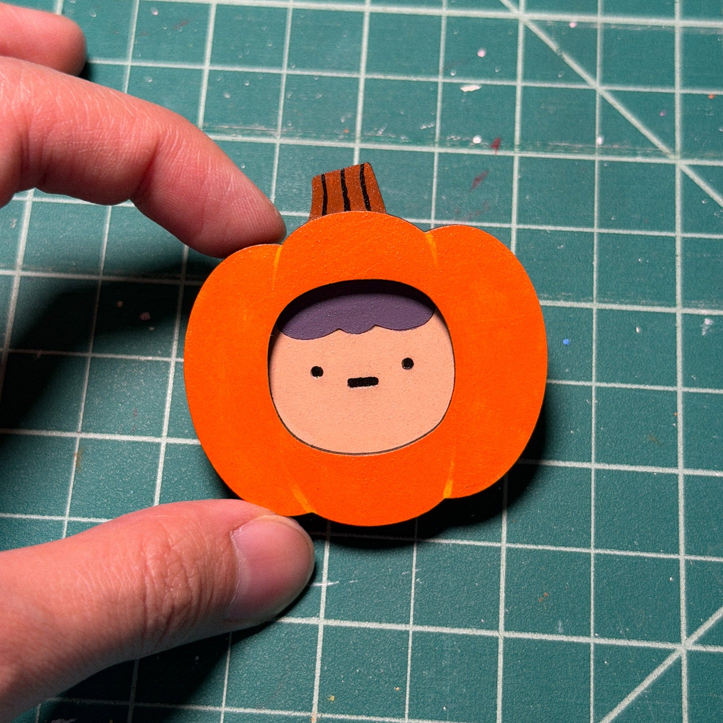 Pumpkin Boy Magnet [MADE TO ORDER 1-2 WEEKS]