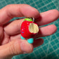 Happy Apple Keychain