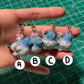 Rat riding Pigeon Keychain