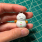 Awkward Snowman Keychain [MADE TO ORDER 2-3 WEEKS]