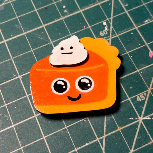 Pumpkin Pie Magnet [MADE TO ORDER 1-2 WEEKS]