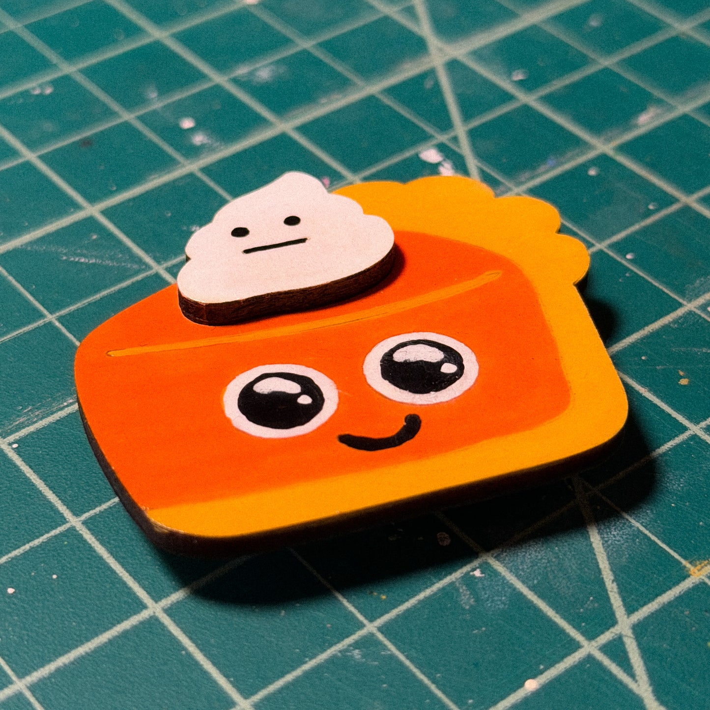 Pumpkin Pie Magnet [MADE TO ORDER 1-2 WEEKS]