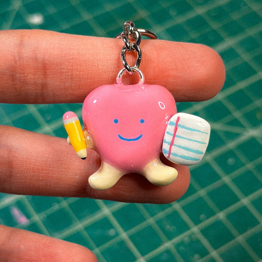 Heart Guy Keychain [MADE TO ORDER 1-2 Weeks]