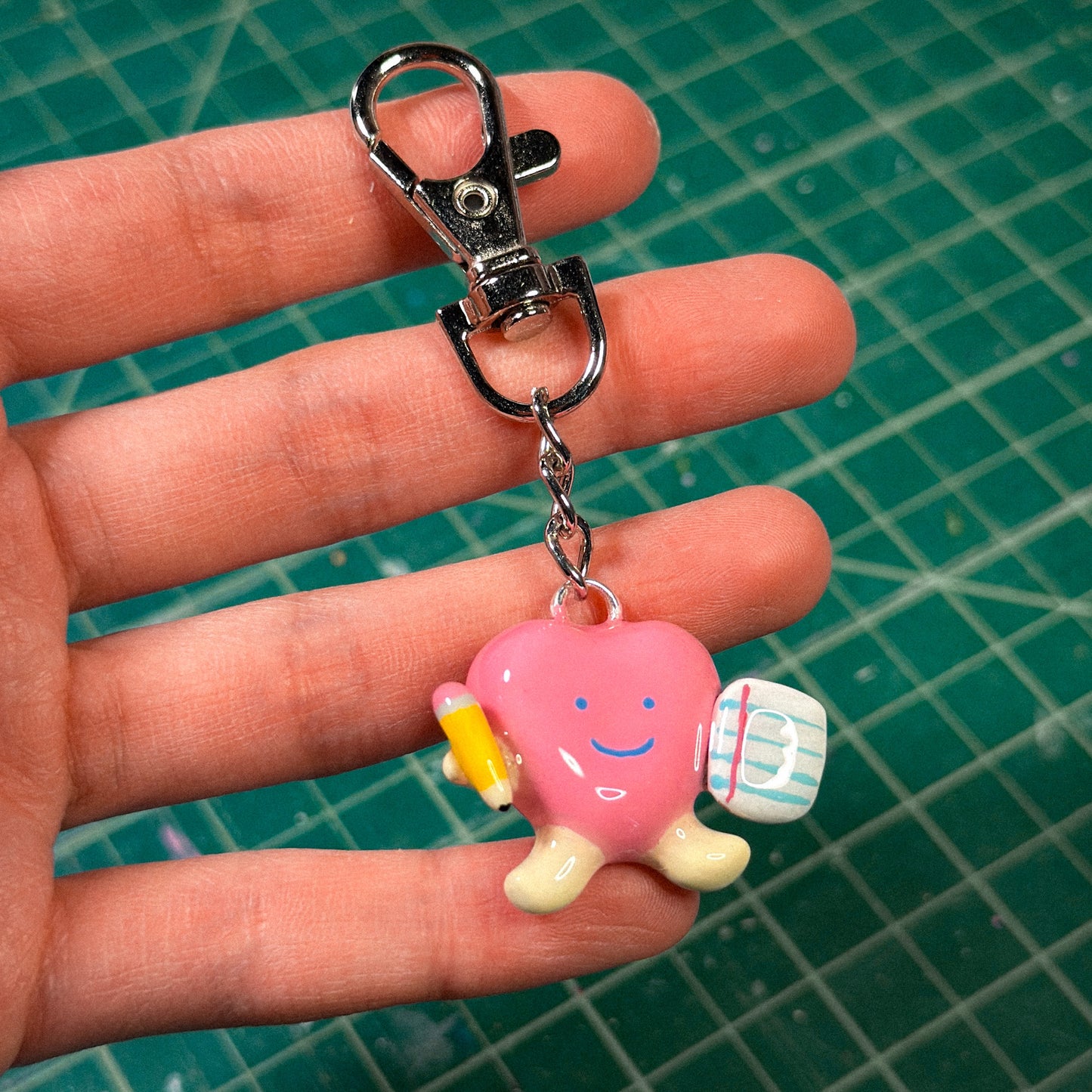 Heart Guy Keychain [MADE TO ORDER 1-2 Weeks]