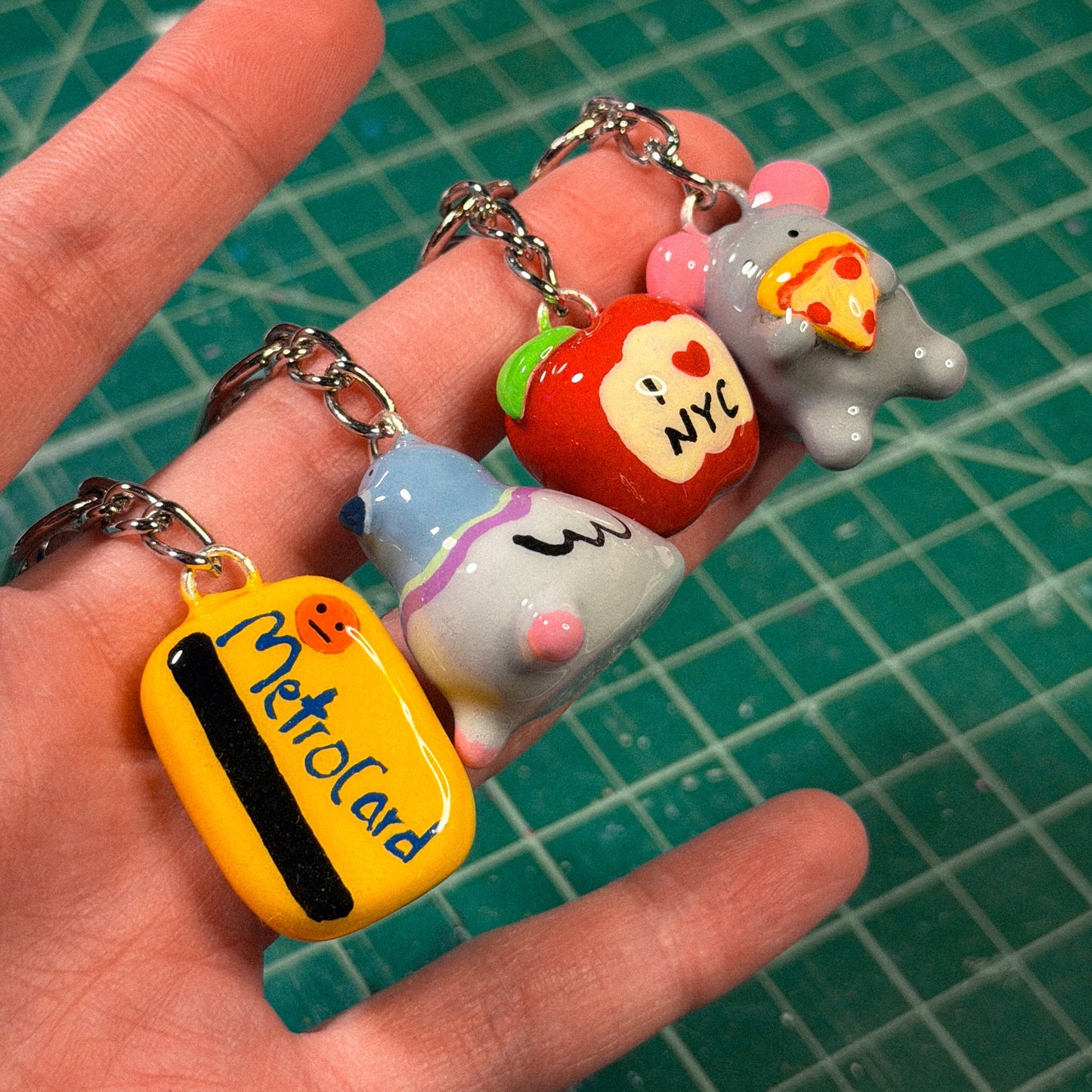 NYC Themed Keychain [MADE TO ORDER 1-2 Weeks]