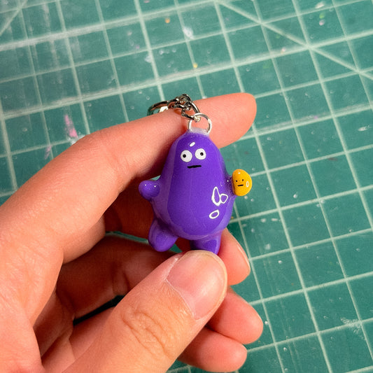 Purple Dude Keychain or Figurine [MADE TO ORDER 2-3 weeks]