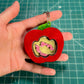 Apple Shaker Wood Keychain [MADE TO ORDER 2-3 weeks]