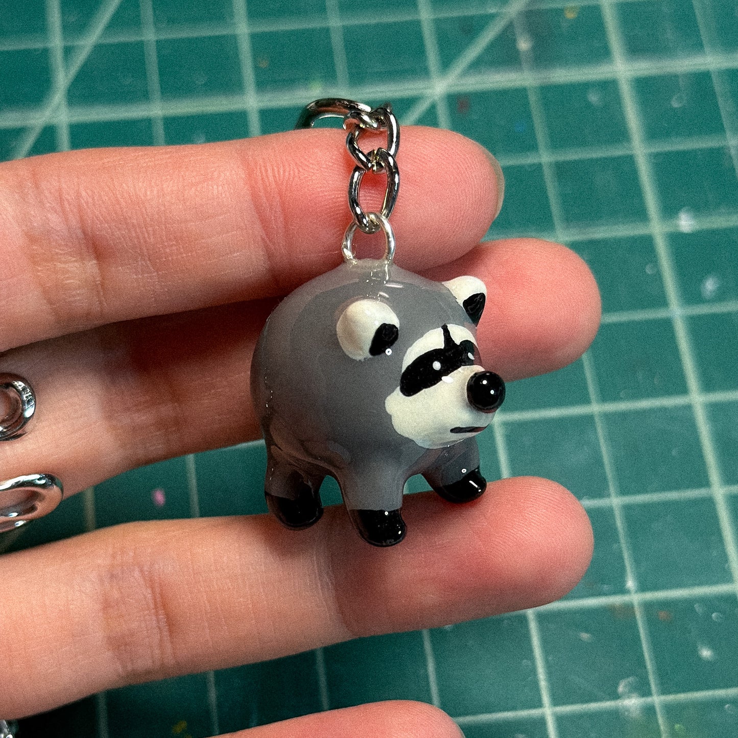 Racoon Keychain or Figurine [MADE TO ORDER 2-3 WEEKS]