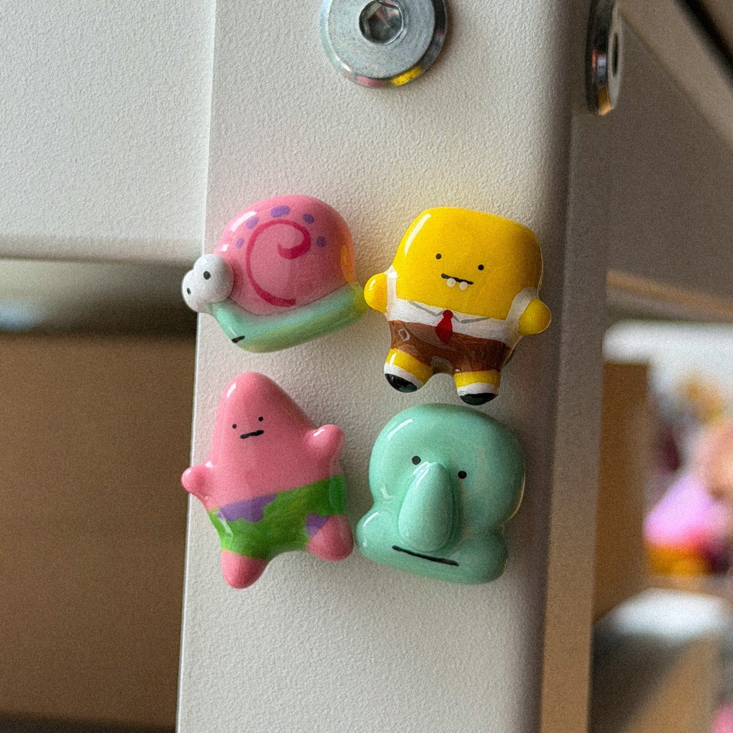 Sponge Gang Magnets (Set of 4) [MADE TO ORDER 2-3 Weeks]