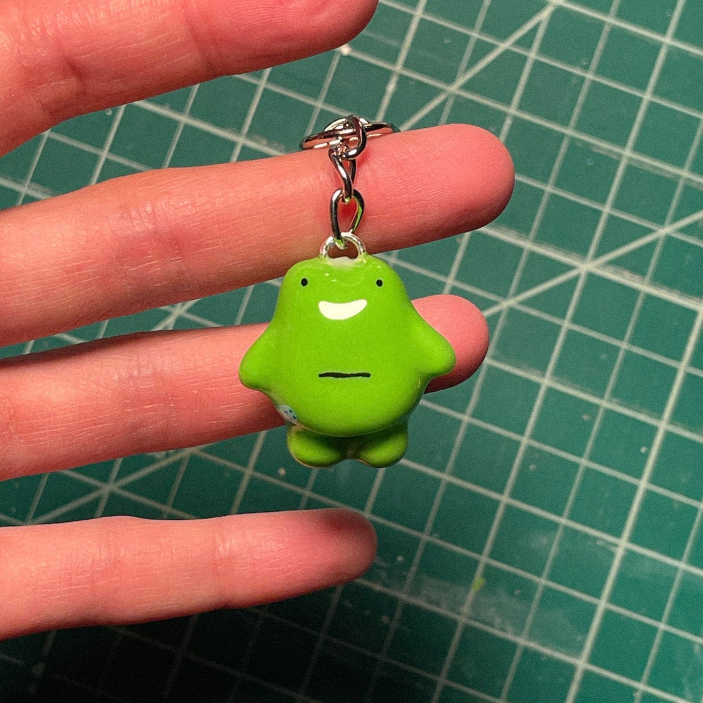 Awkward Froggy Keychain