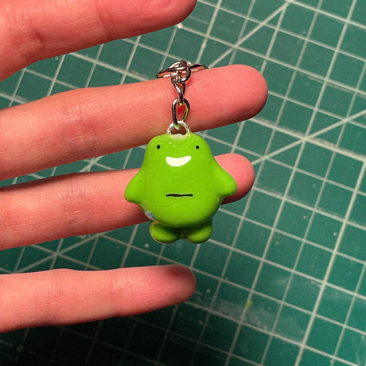 Awkward Froggy Keychain