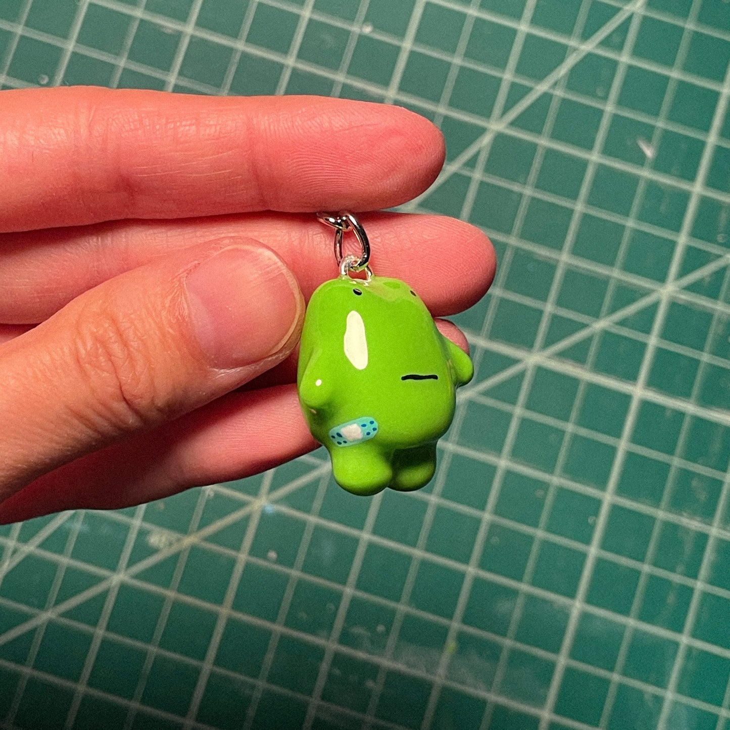 Awkward Froggy Keychain