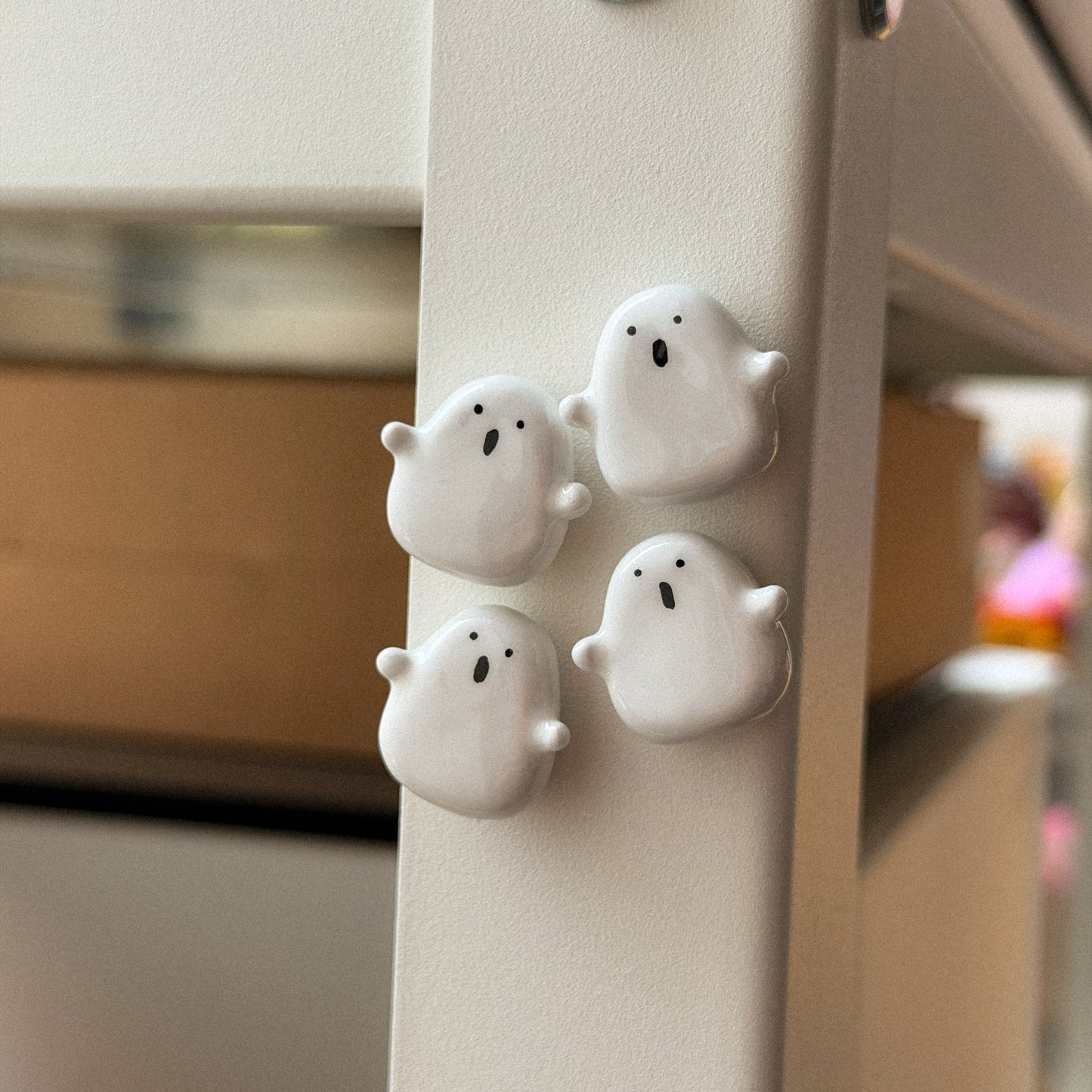 Ghost Magnets (Set of 4) [MADE TO ORDER 2-3 Weeks]