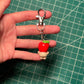 Apple Person Keychain