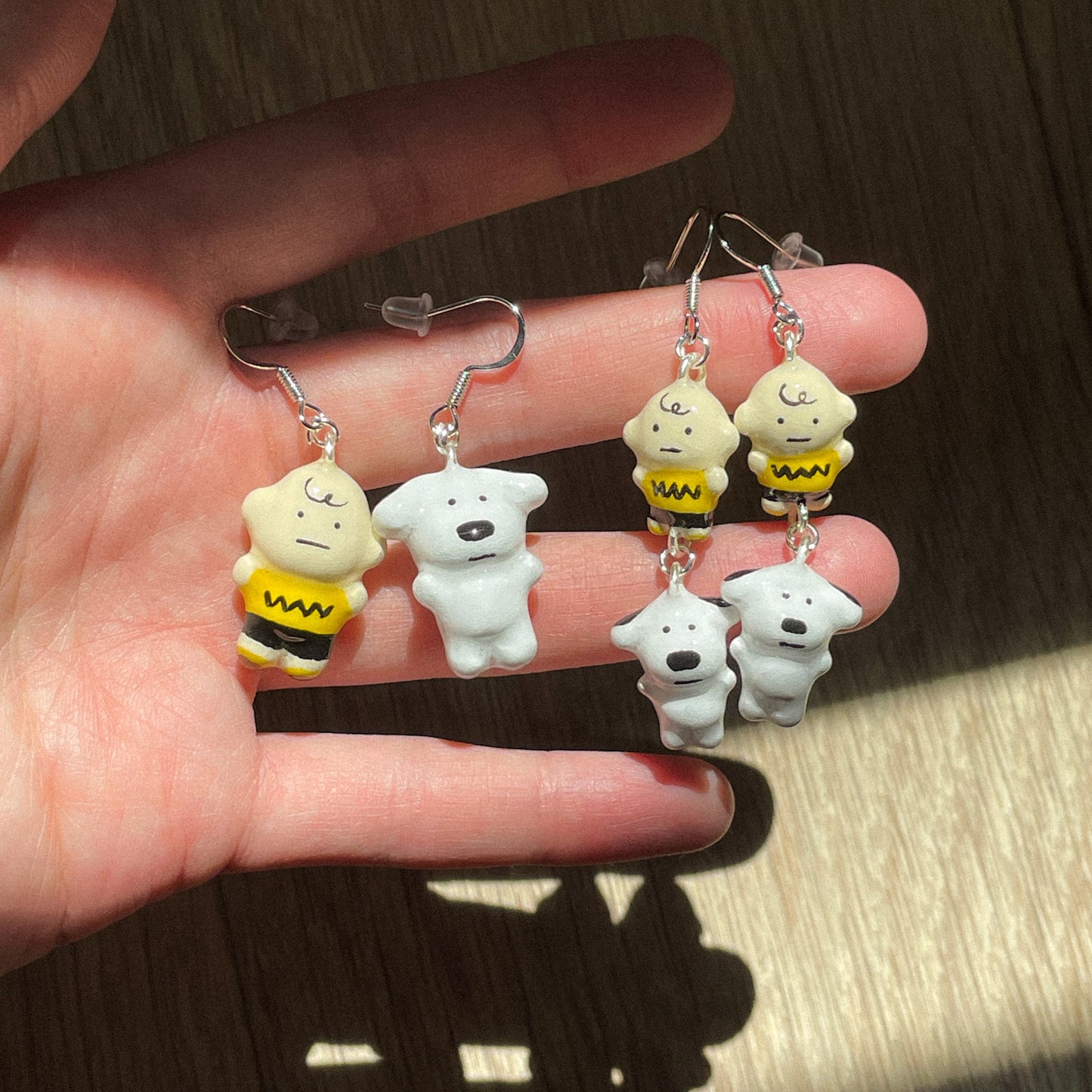 Boy and Pup Earrings