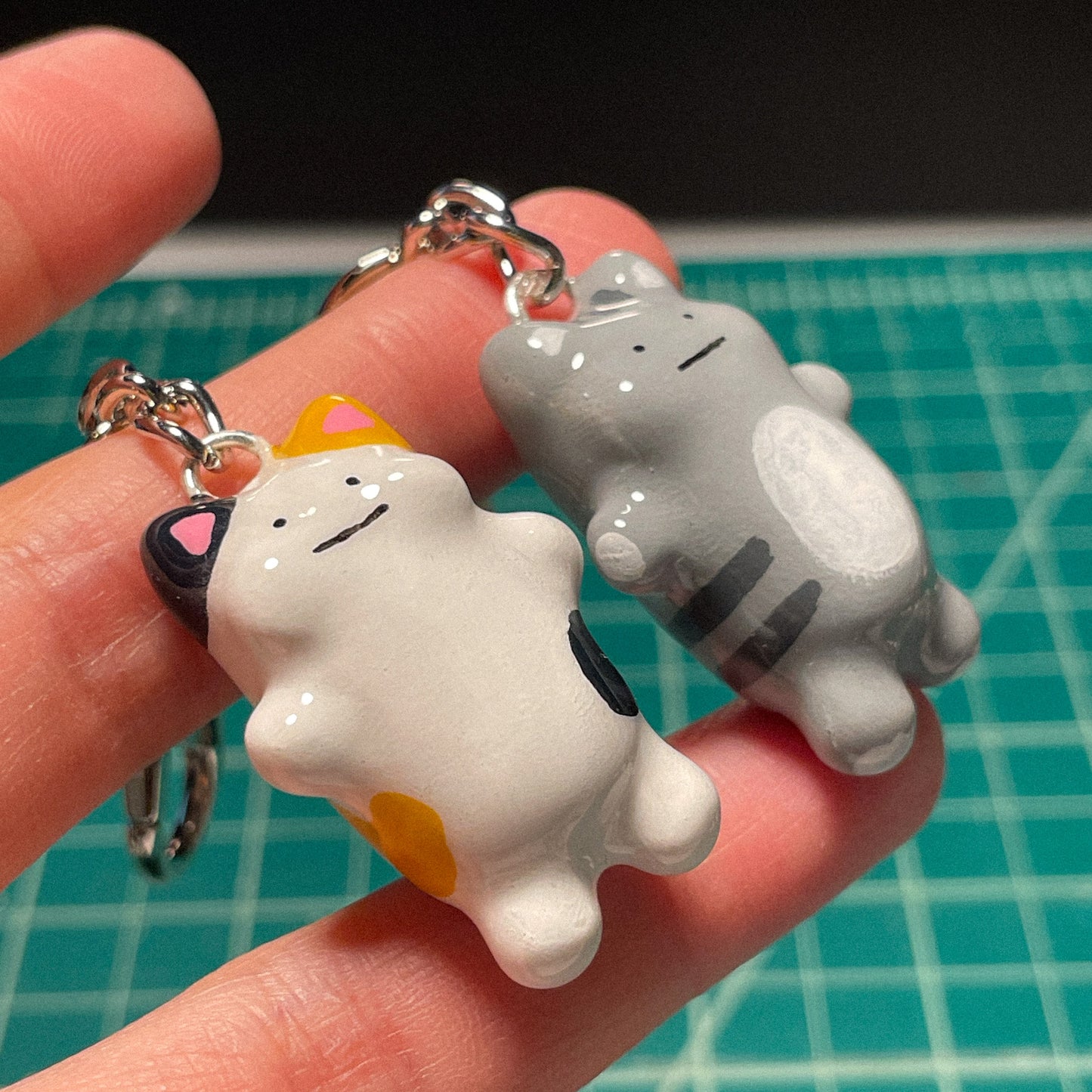 Cheeky Cat Keychain