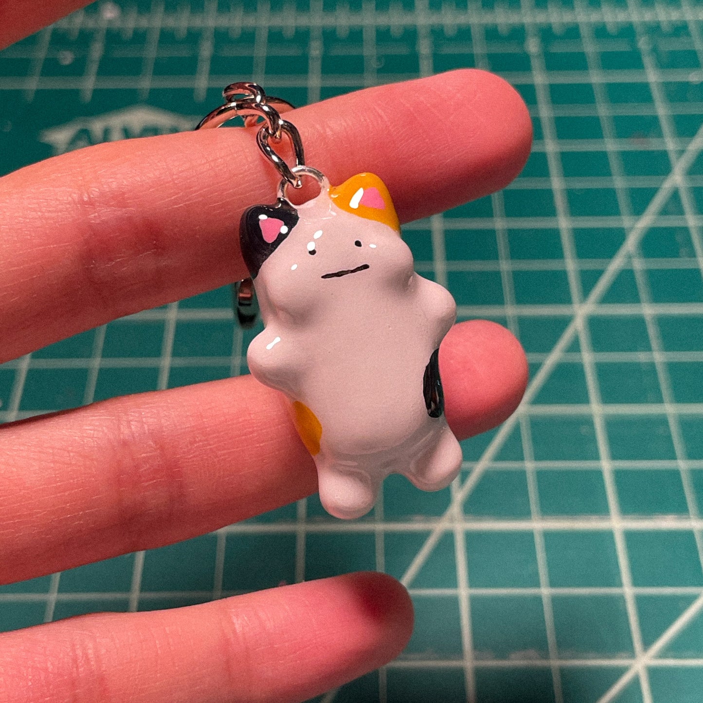 Cheeky Cat Keychain