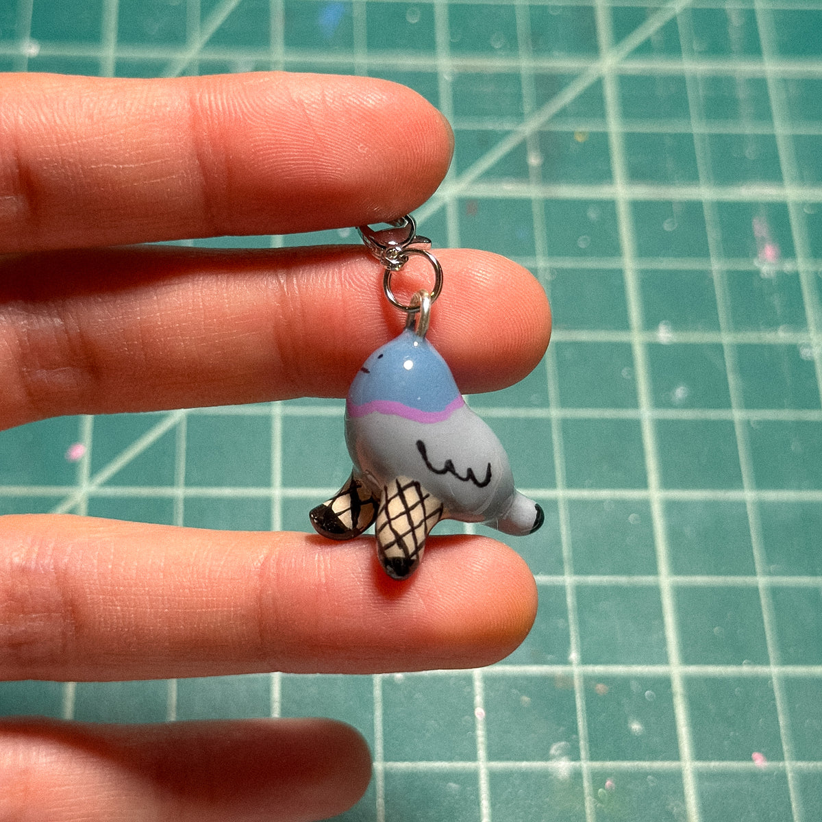 Pigeon in Tights & Heels Charm
