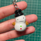 Derpy Snowman Keychain