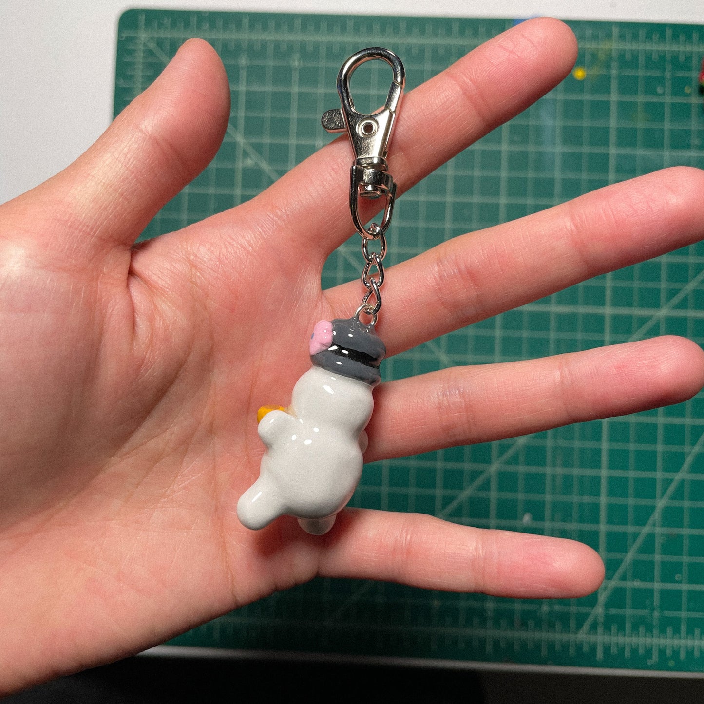 Snowman Keychain