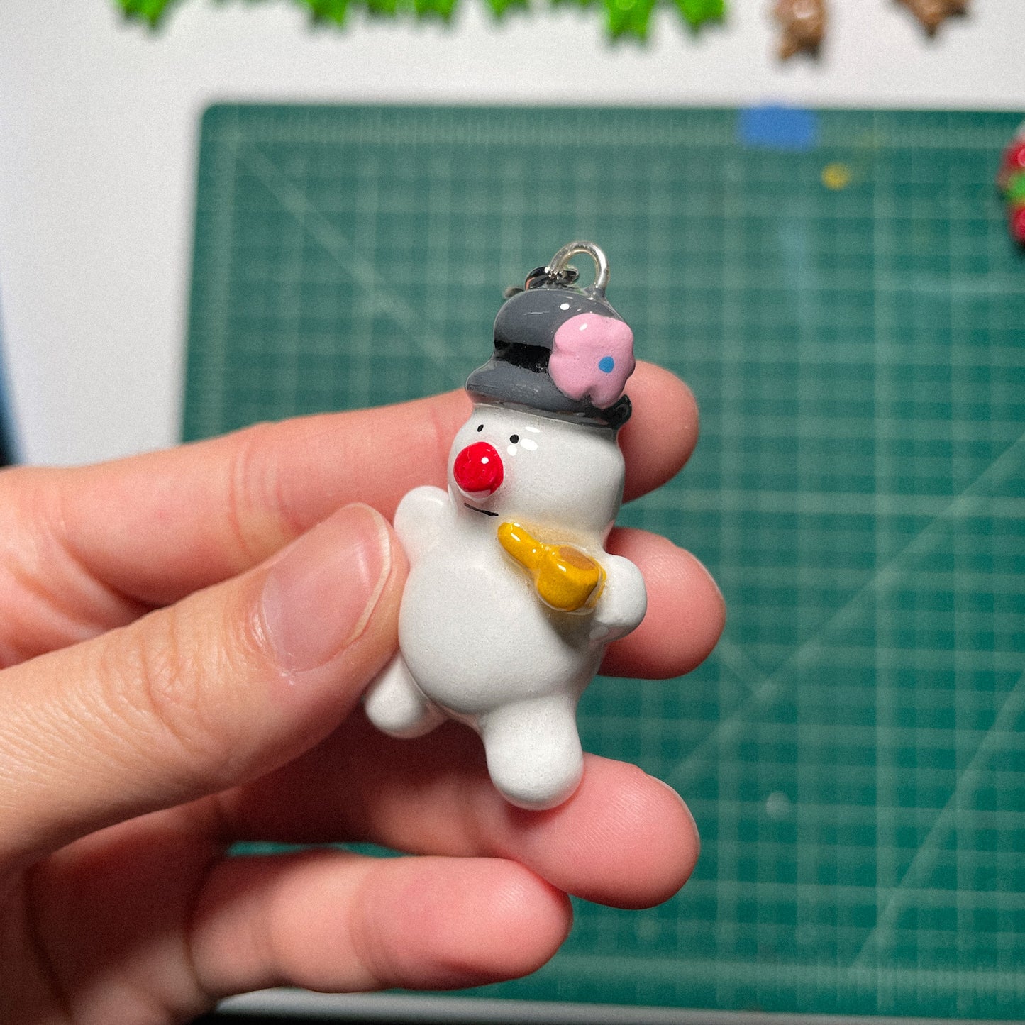 Snowman Keychain