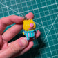 Clown Cat Keychain