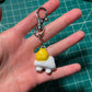 Cloud & Sun Keychain