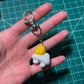 Cloud & Sun Keychain