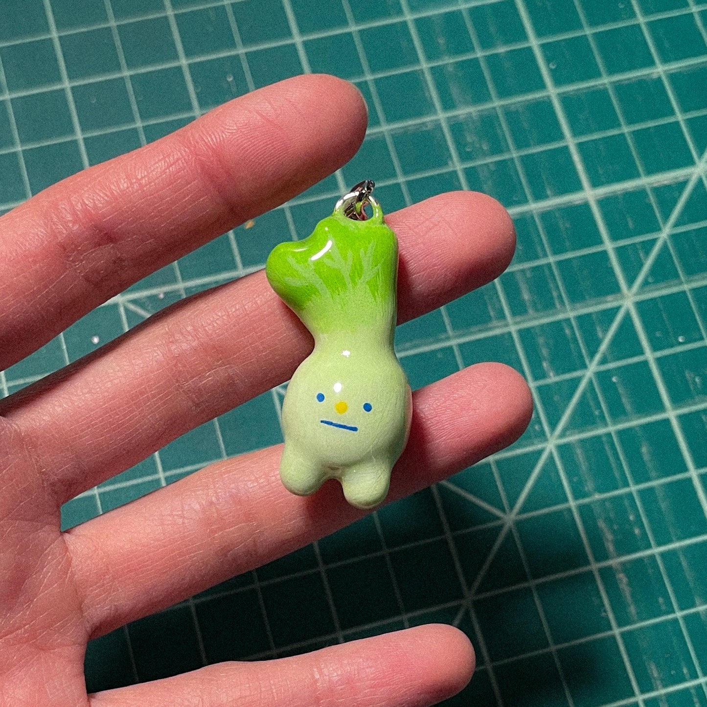 Bok Choy Keychain