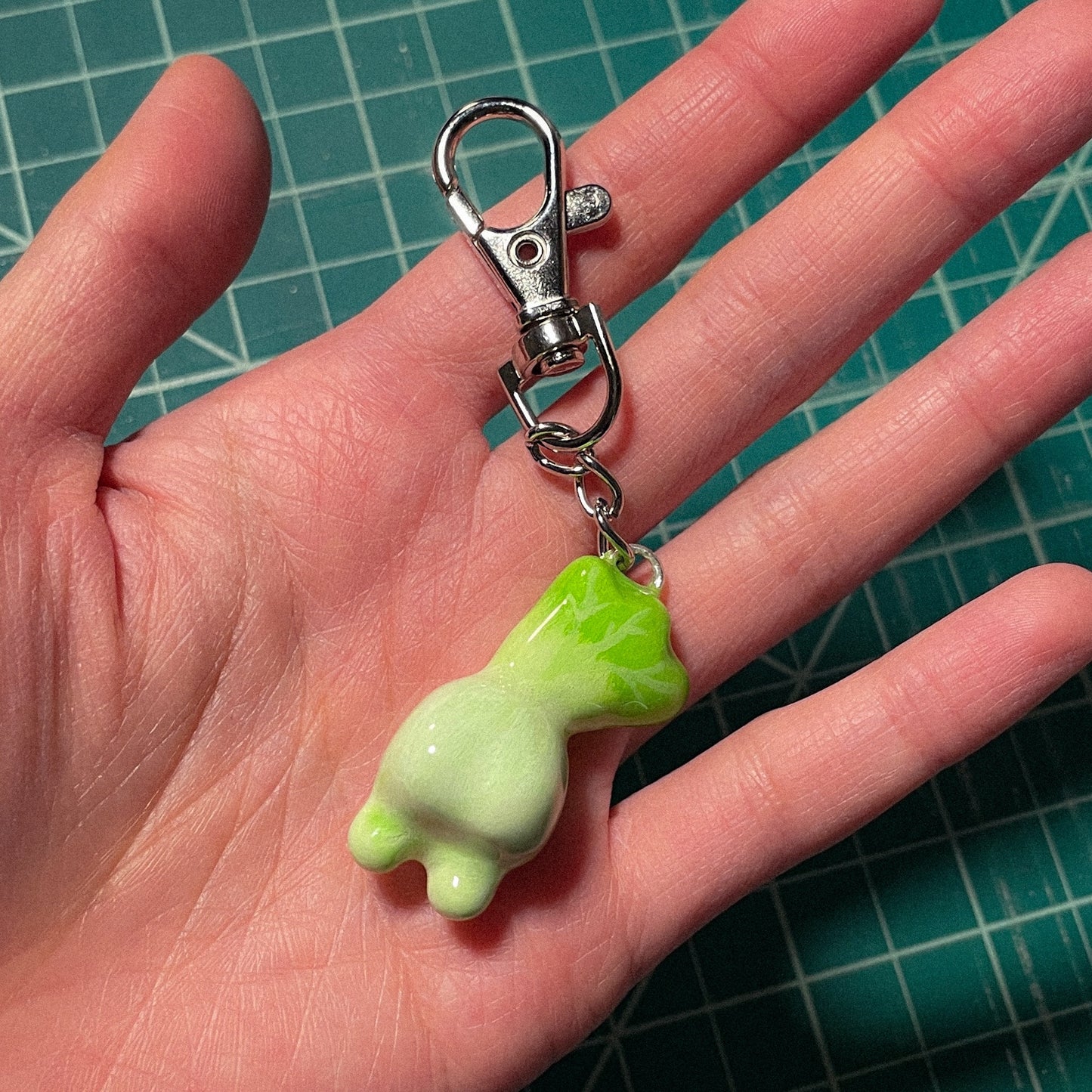 Bok Choy Keychain