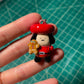 Tiny Man & Gingerbread Keychain [MADE TO ORDER 2-3 WEEKS]