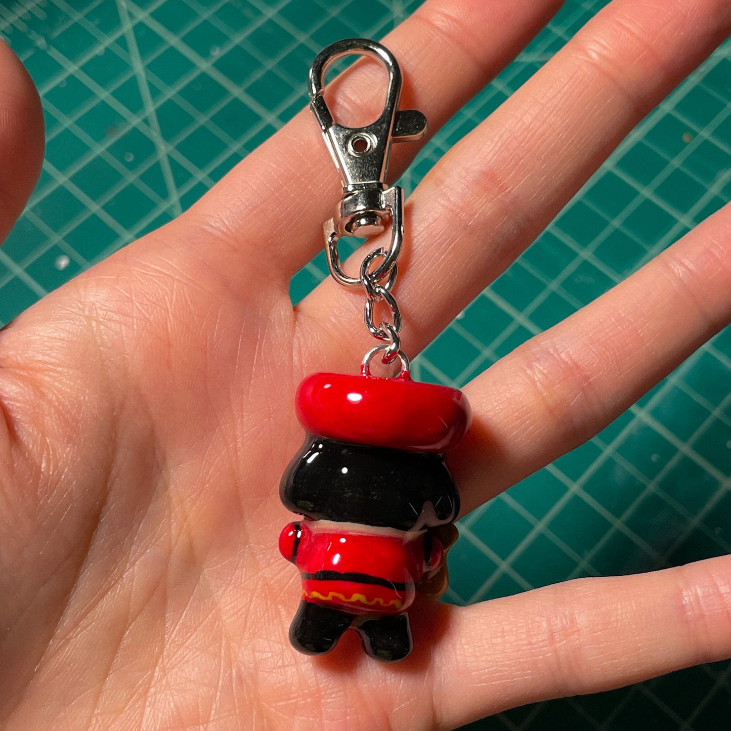 Tiny Man & Gingerbread Keychain [MADE TO ORDER 2-3 WEEKS]